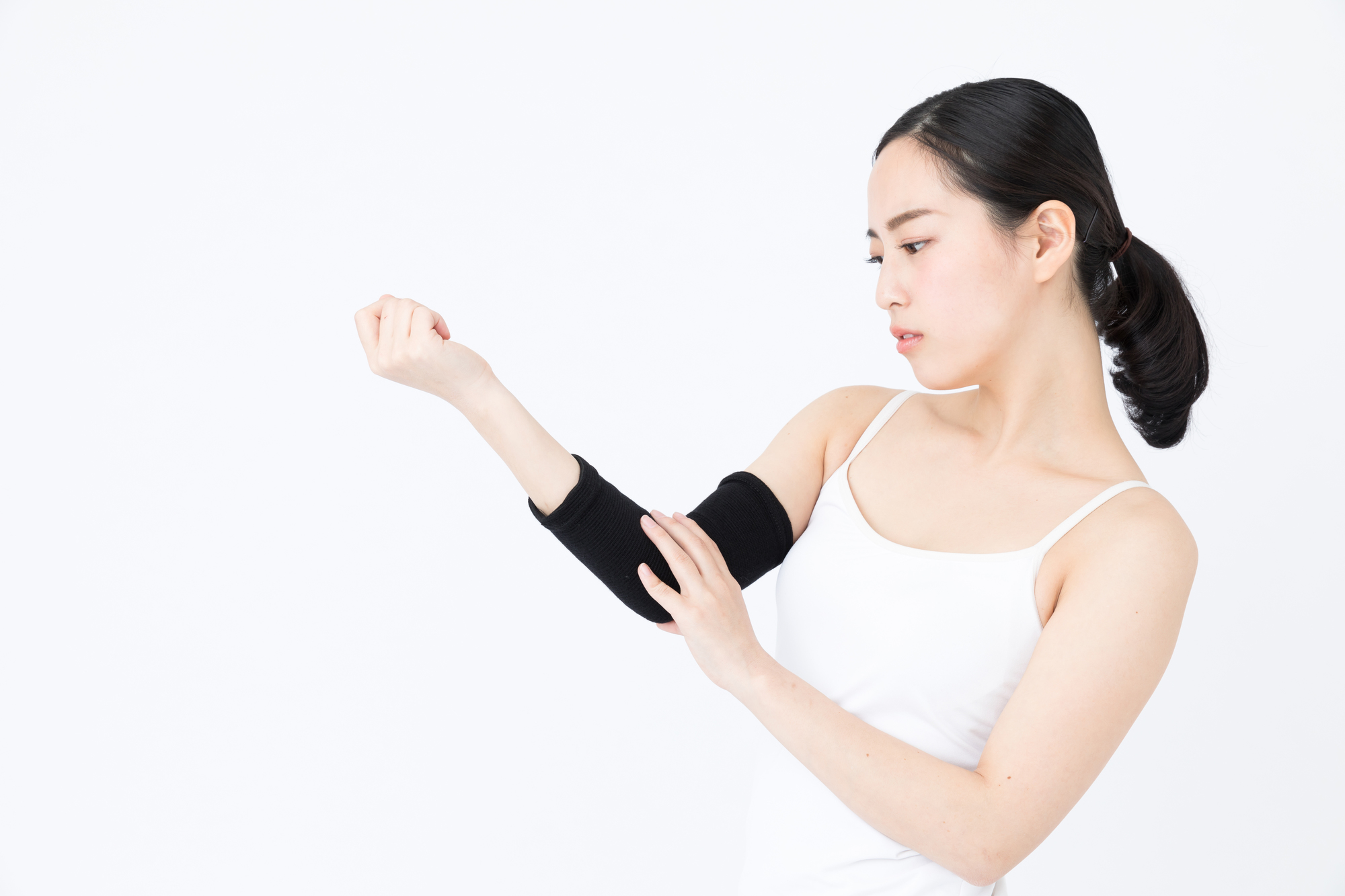 打撲を負った女性