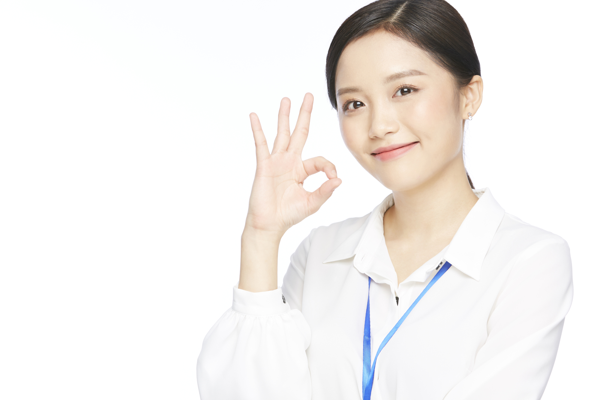 納得した女性