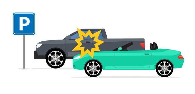 駐車場内の事故
