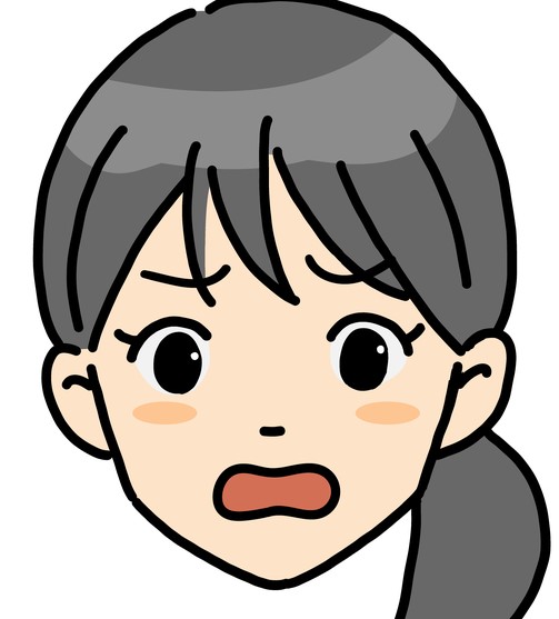 不安げな女性