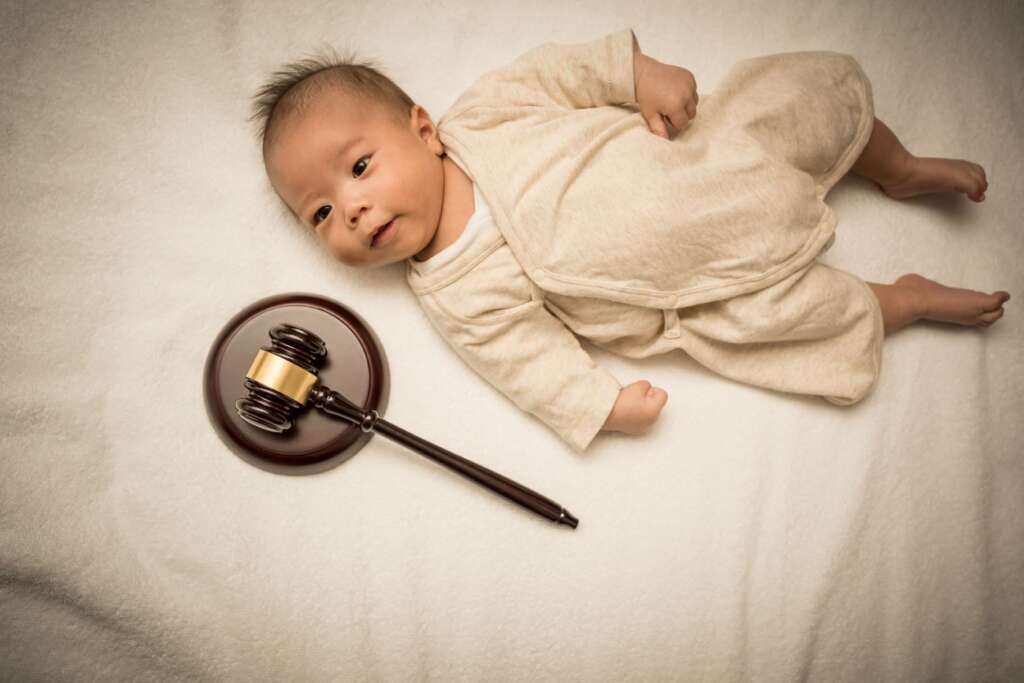 赤ちゃんと裁判
