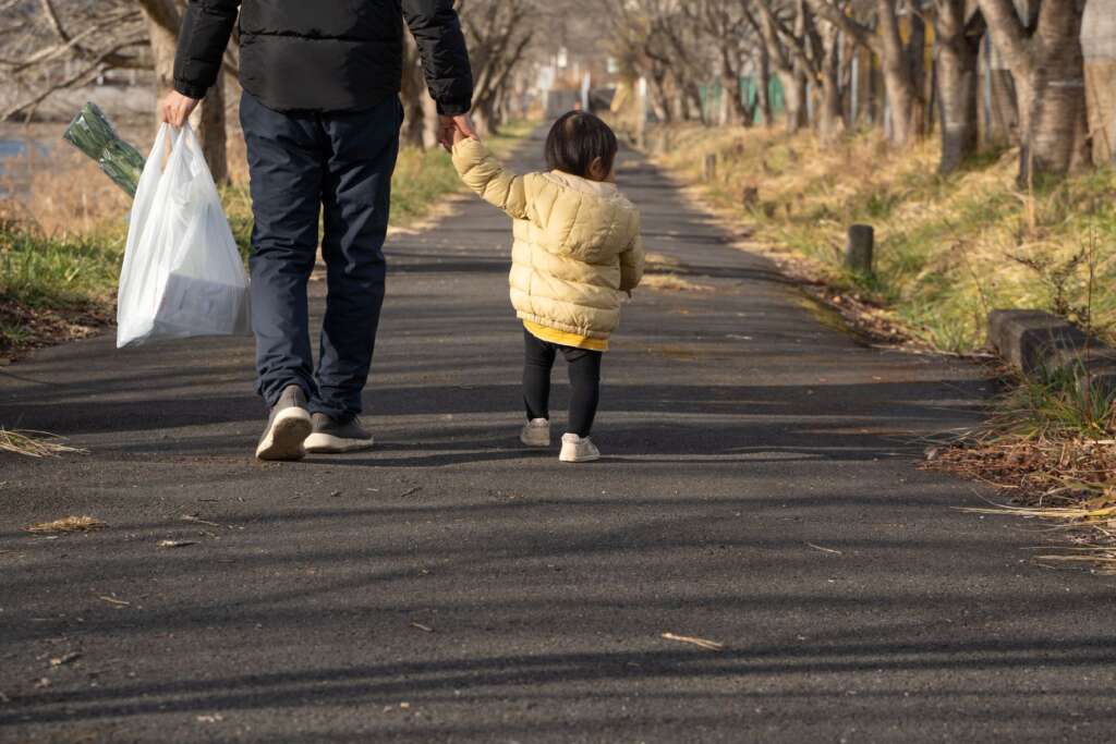 父と幼児