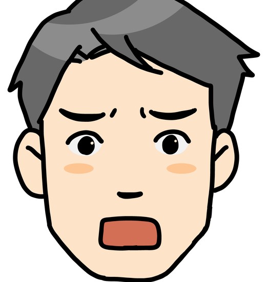 不安げな男性